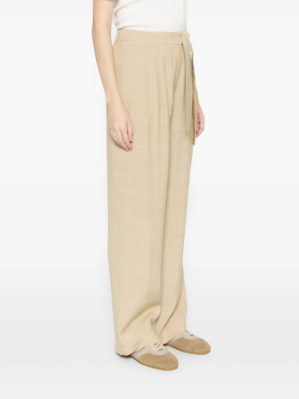  Herno Elasticated-waistband Trousers - Neutrals 