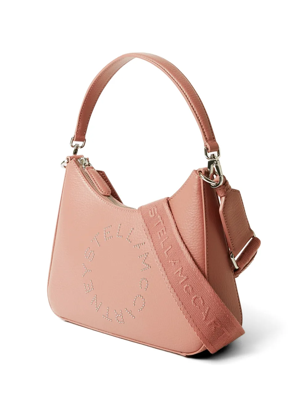 Stella McCartney Shopper met logo-applicatie Roze