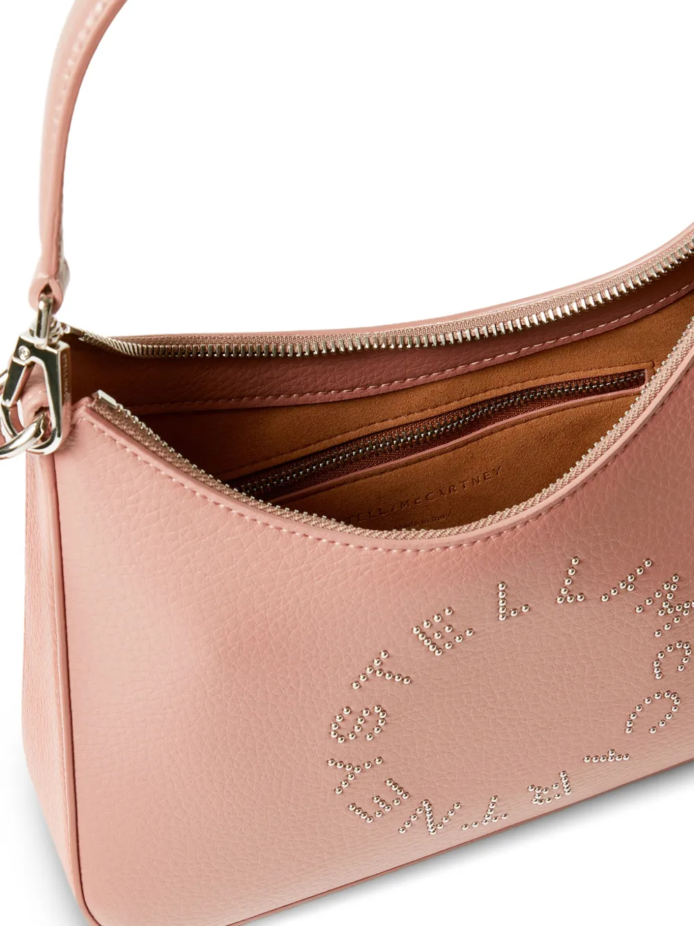 Stella McCartney Shopper met logo-applicatie Roze