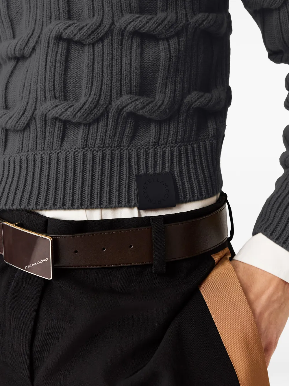 Stella McCartney Sweater met ronde hals Grijs