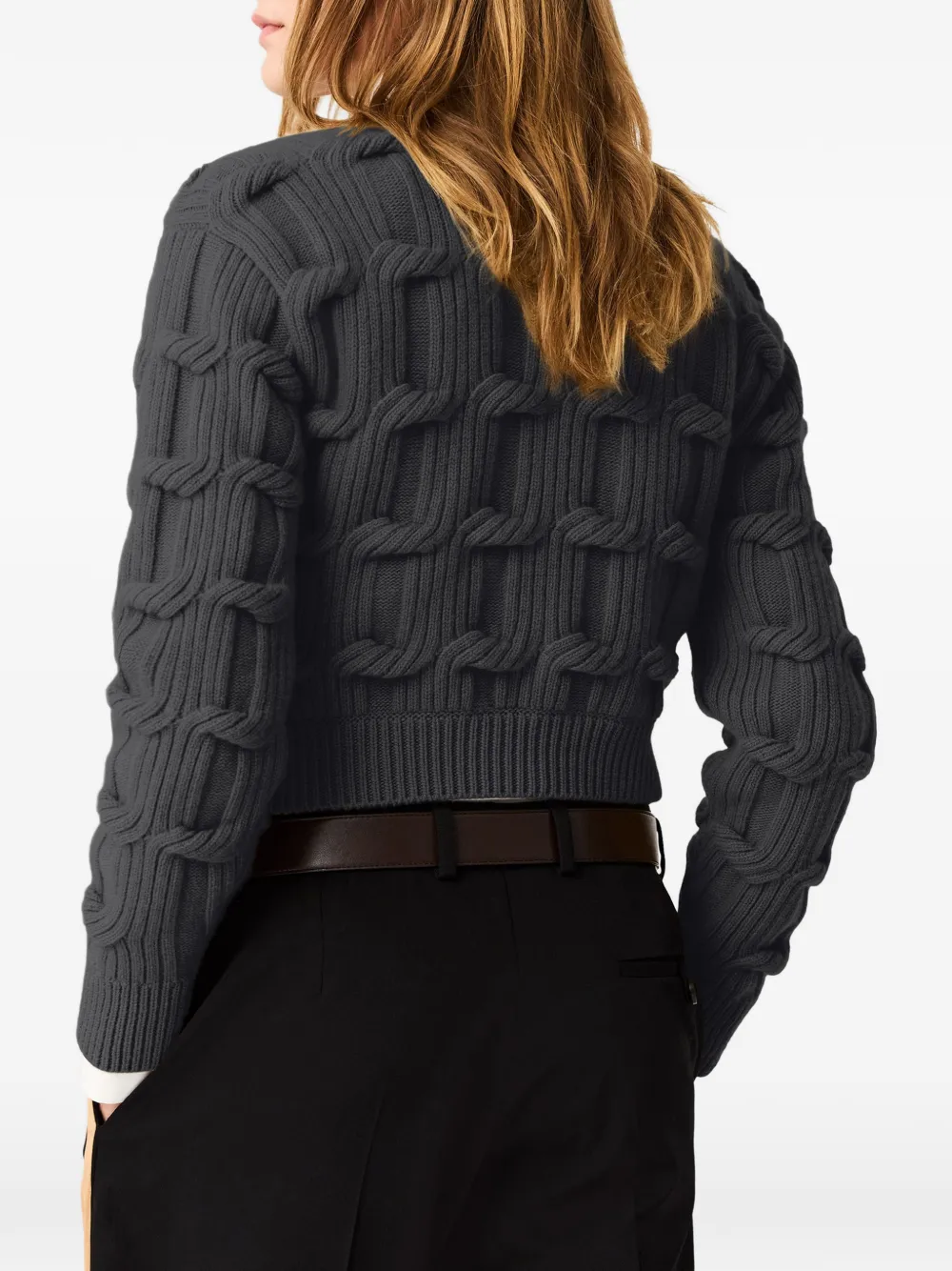 Stella McCartney Sweater met ronde hals Grijs