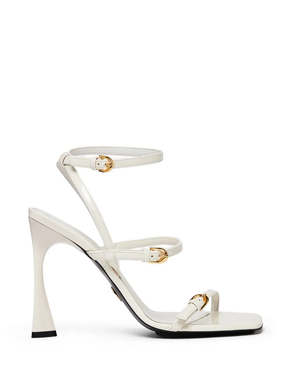Stella McCartney 103 mm pumps met gesp Beige