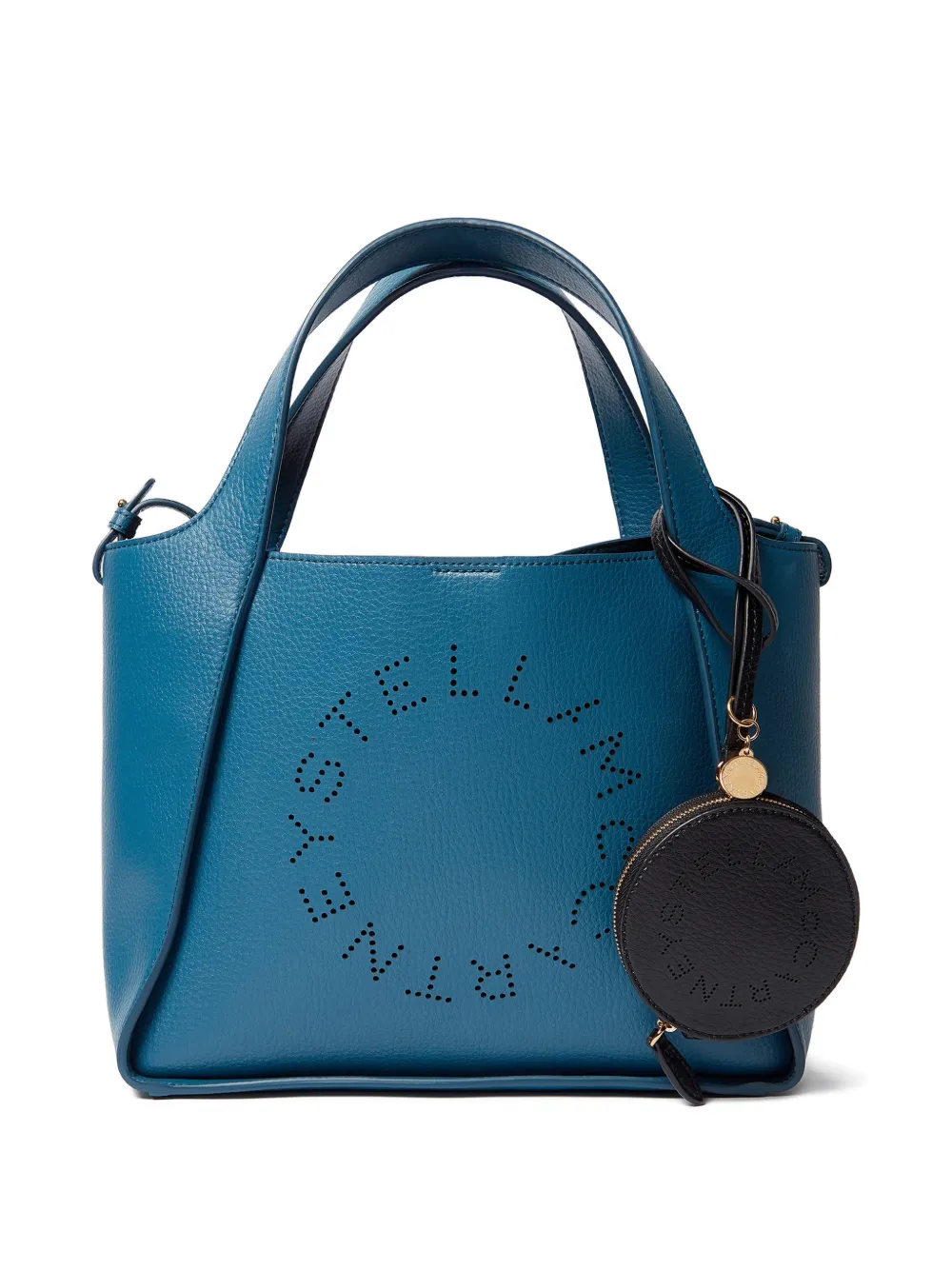 Stella McCartney Sleutelhanger met logo Zwart