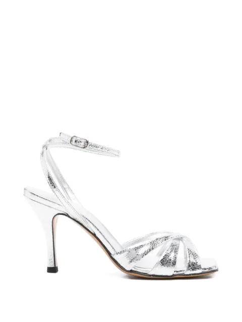 GUGLIELMO ROTTA Abelie twisted leather sandals