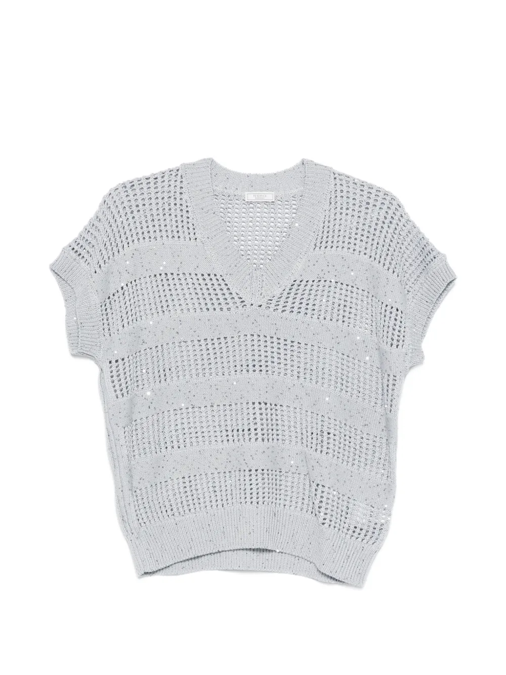 Peserico Maglione con paillettes - Blu