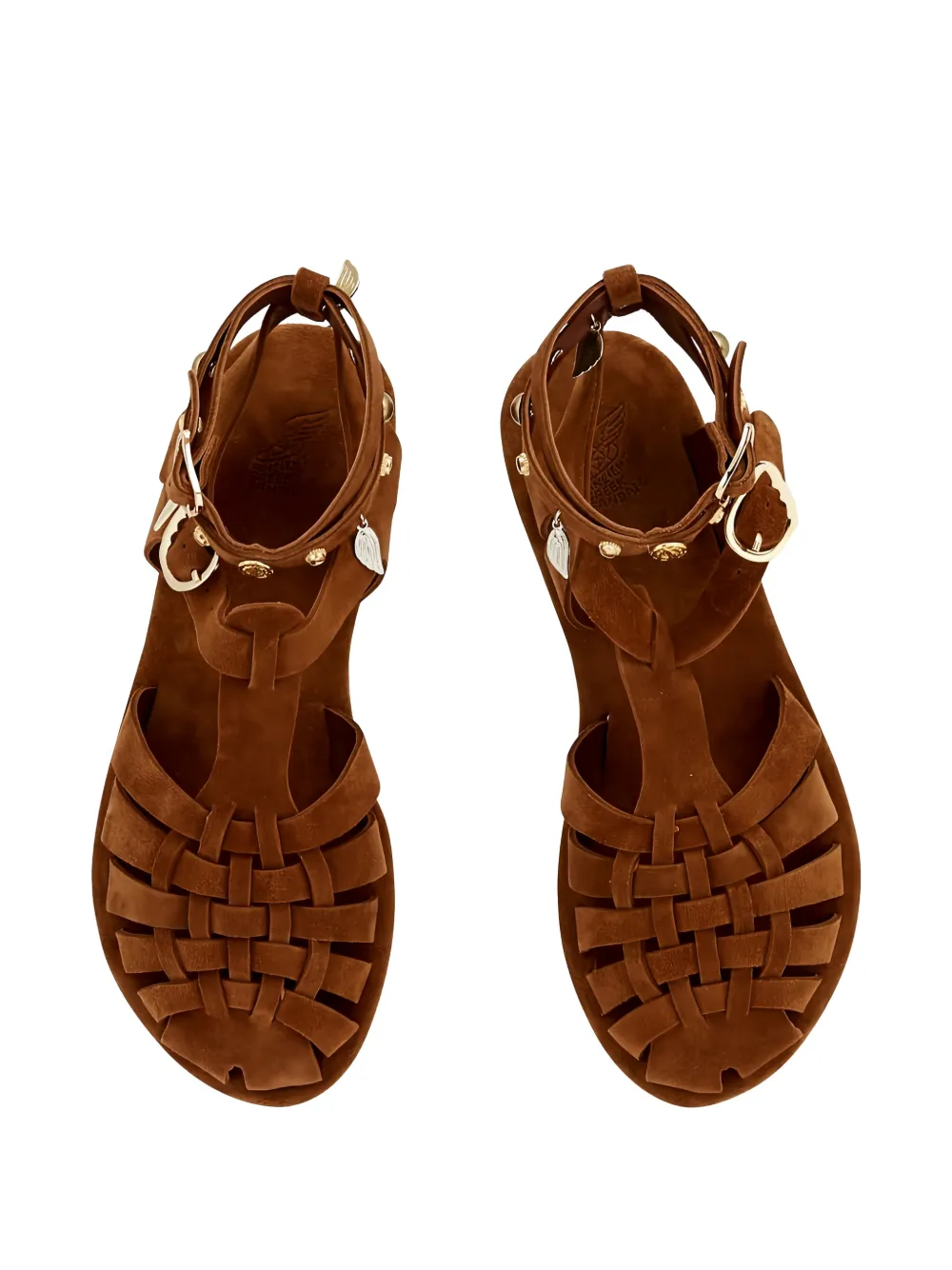 Ancient Greek Sandals Karina woven sandals Bruin