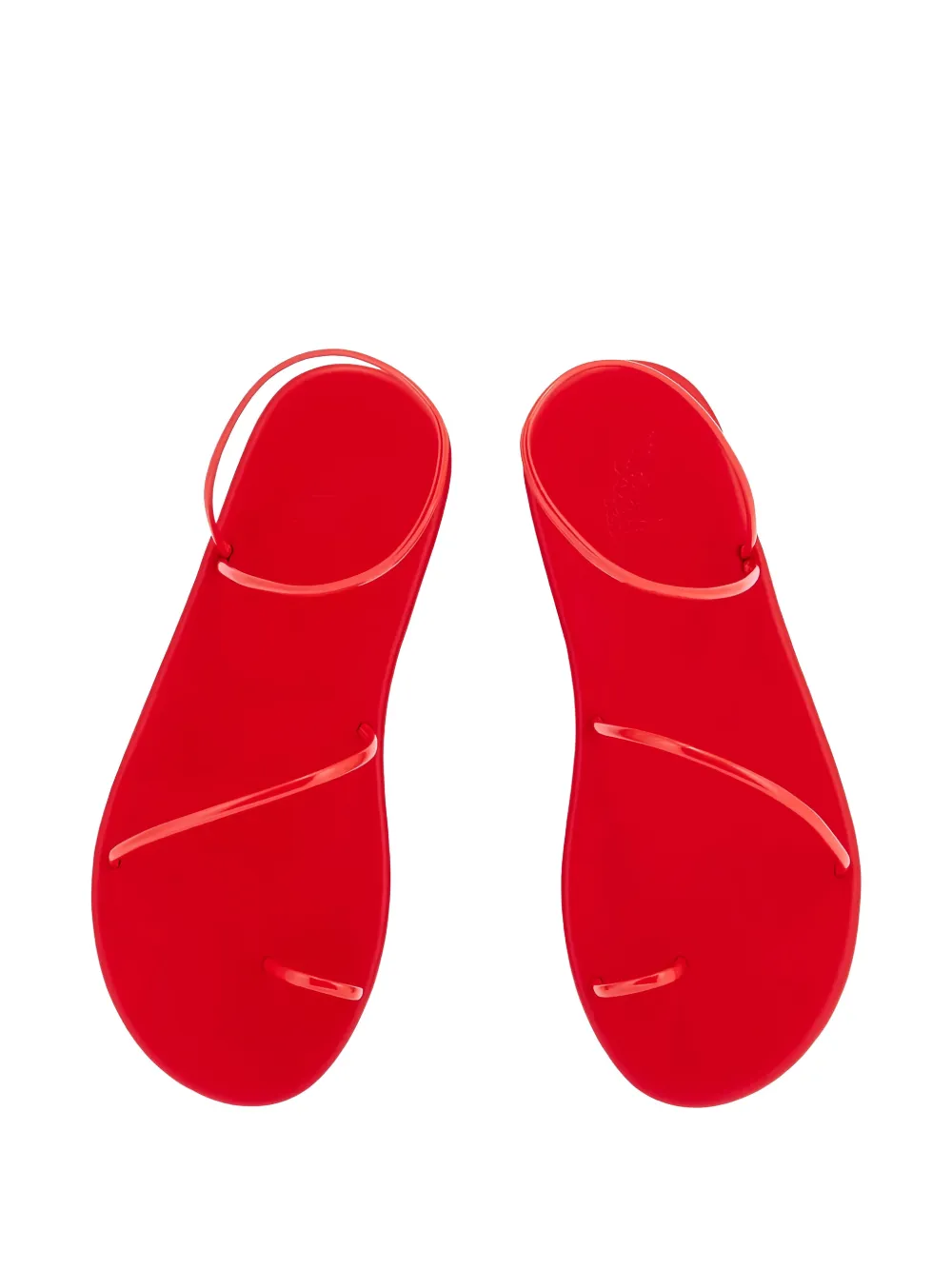 Ancient Greek Sandals Kansiz sandalen met bandjes Rood