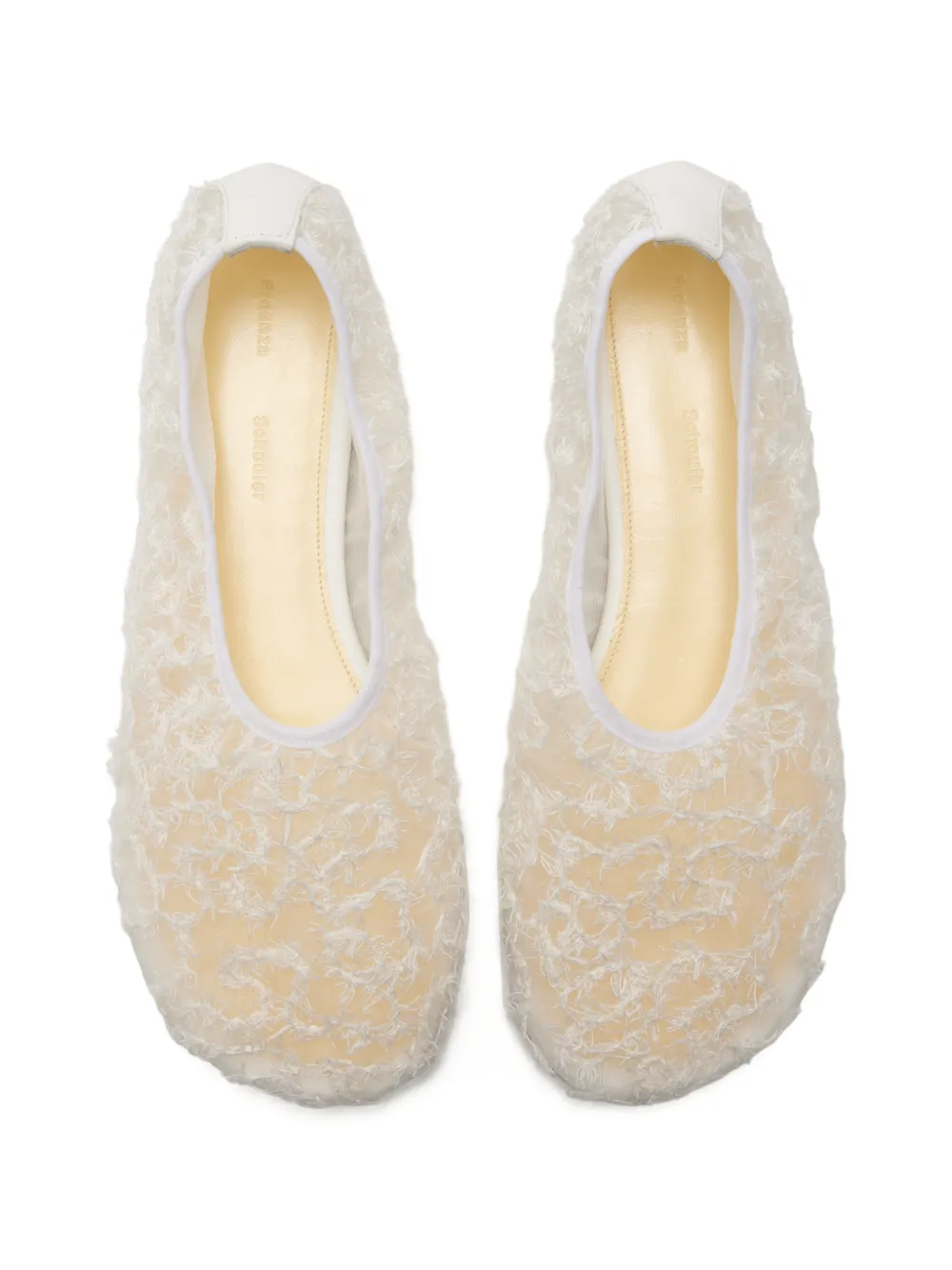 Proenza Schouler laced ballerina shoes Wit