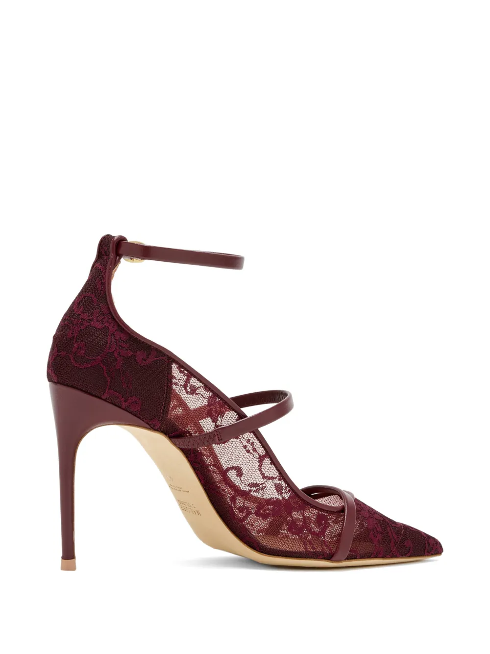 Malone Souliers Diaz pumps met hak Rood