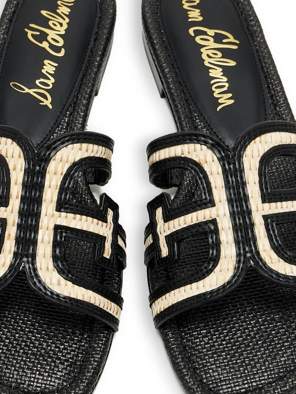 Sam Edelman Bay slide sandals Zwart