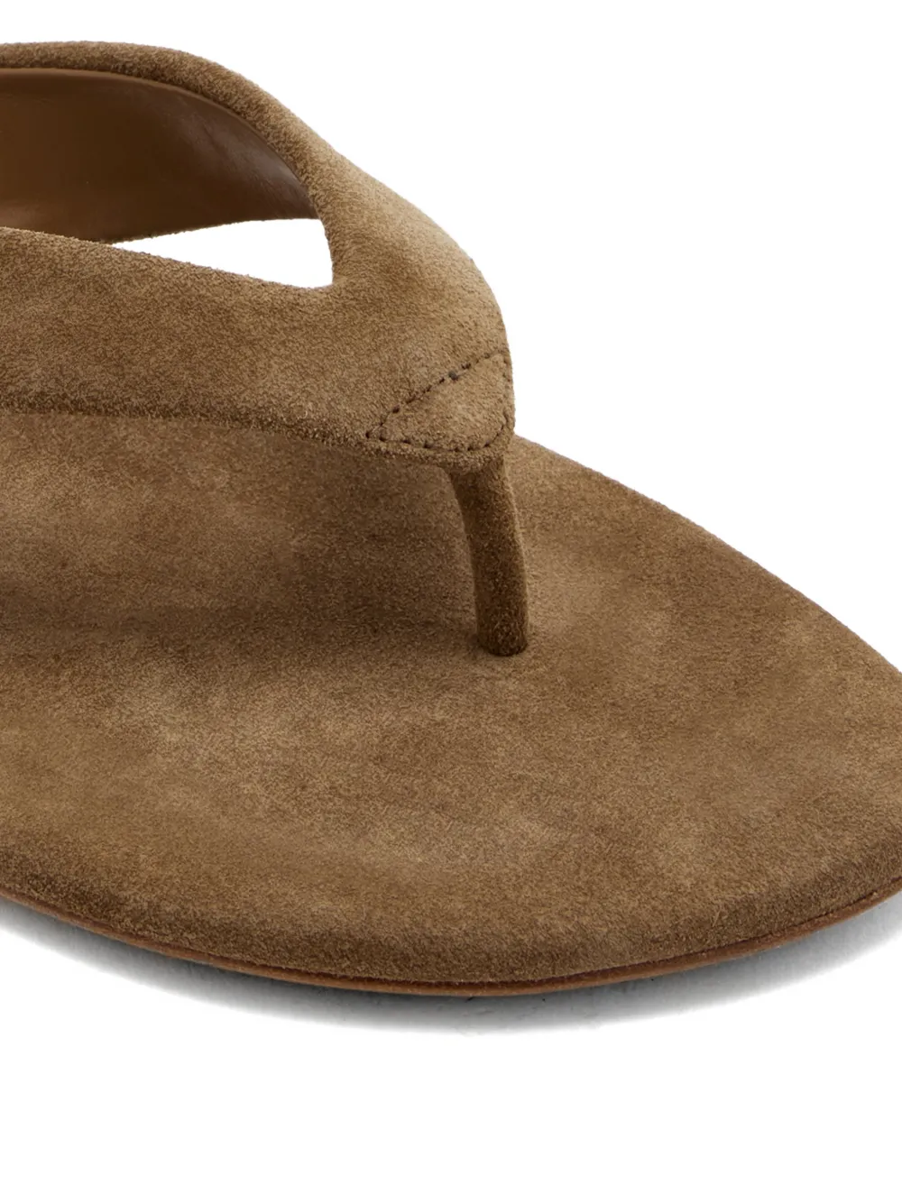 Le Monde Beryl Sandalen met teenbandje Bruin