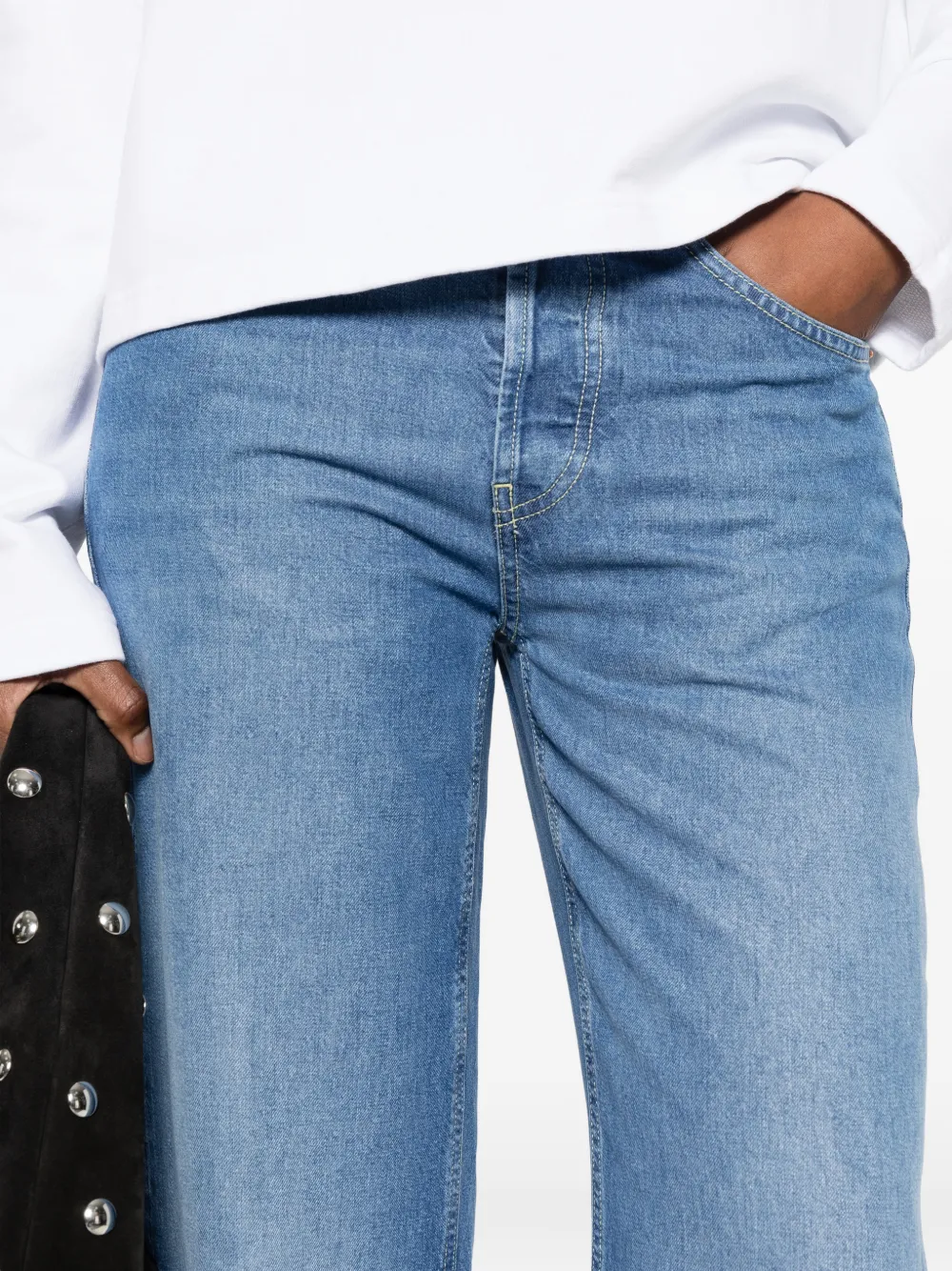 DONDUP Jacklyn blauwe pantalon