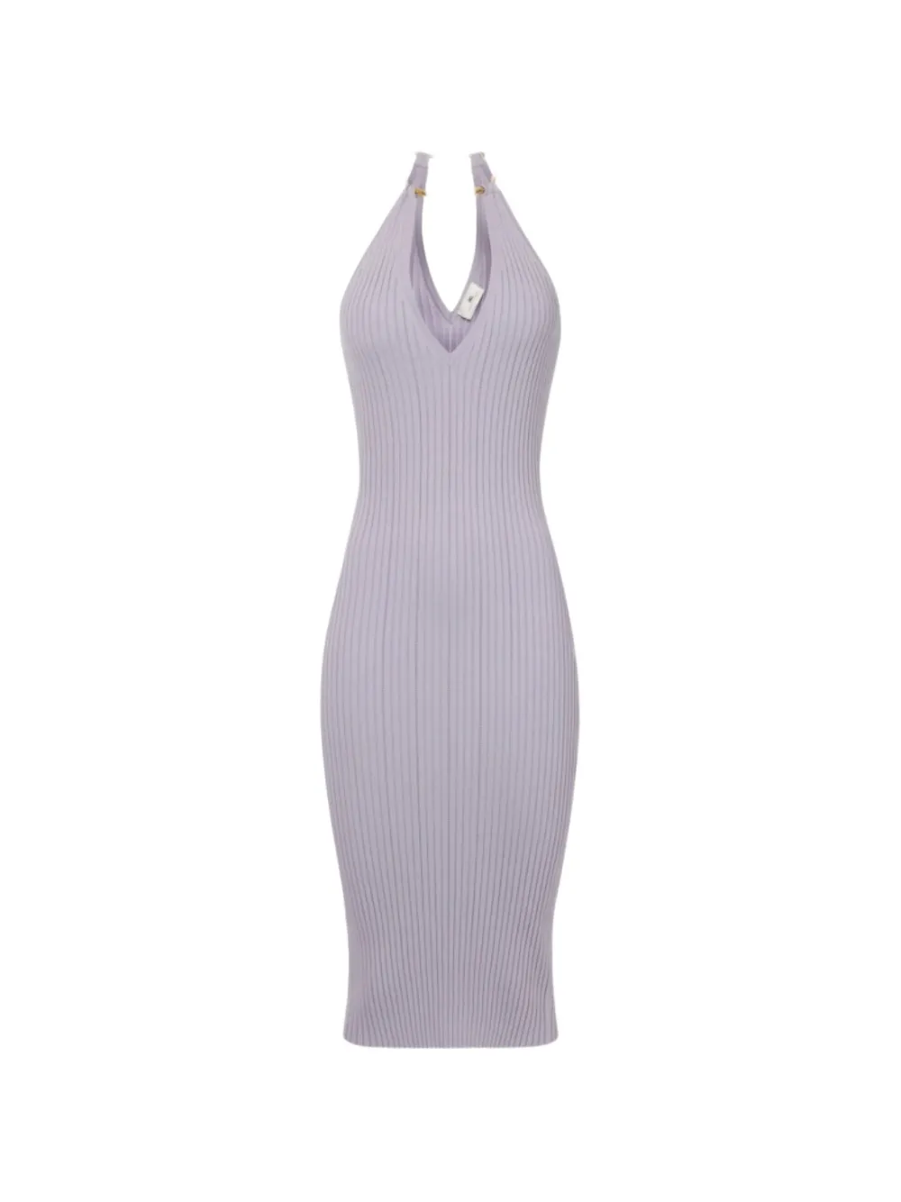 Elisabetta Franchi ring V-neck midi dress - Viola