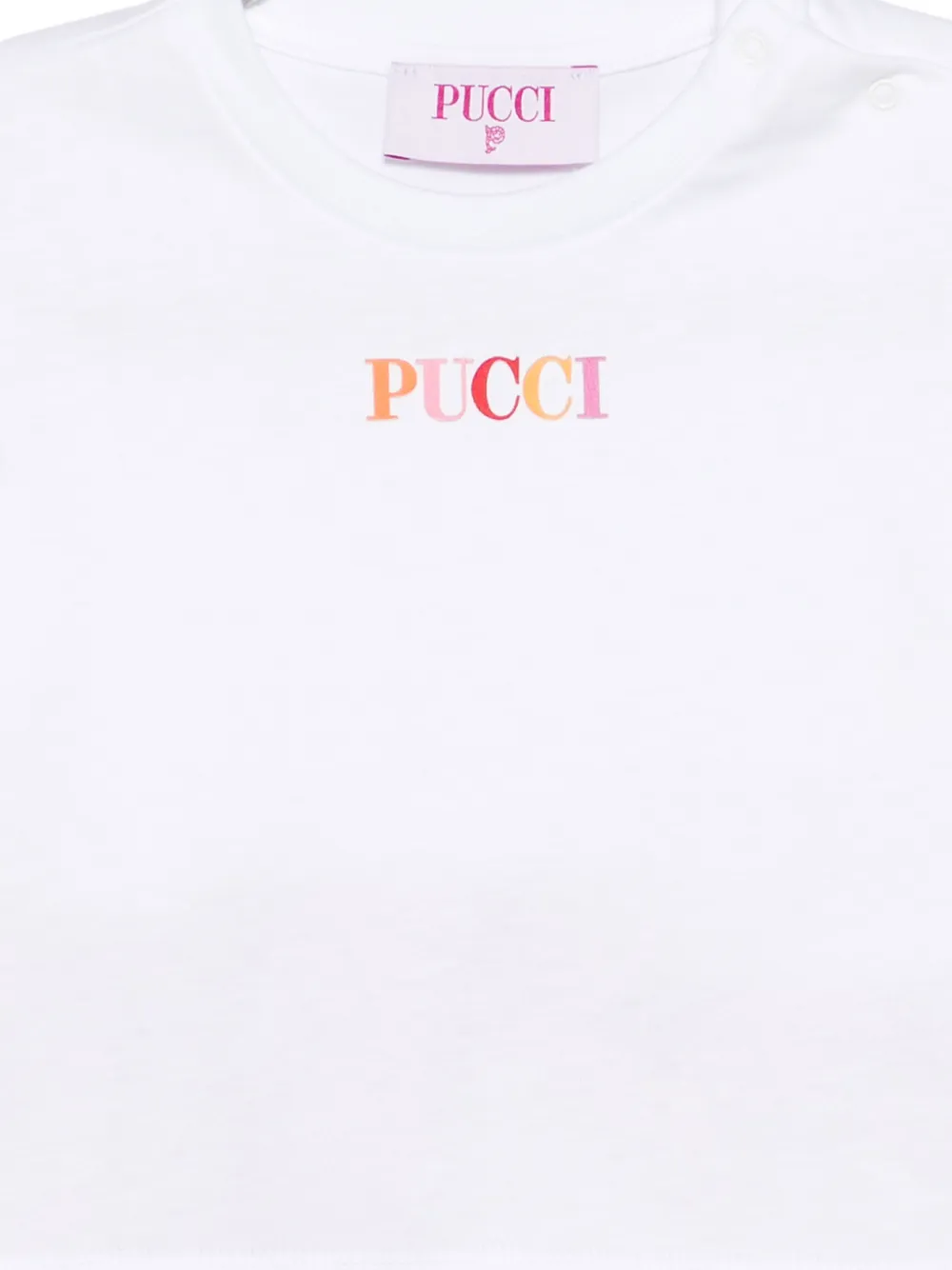  Pucci Junior Ruffled T-shirt - White 