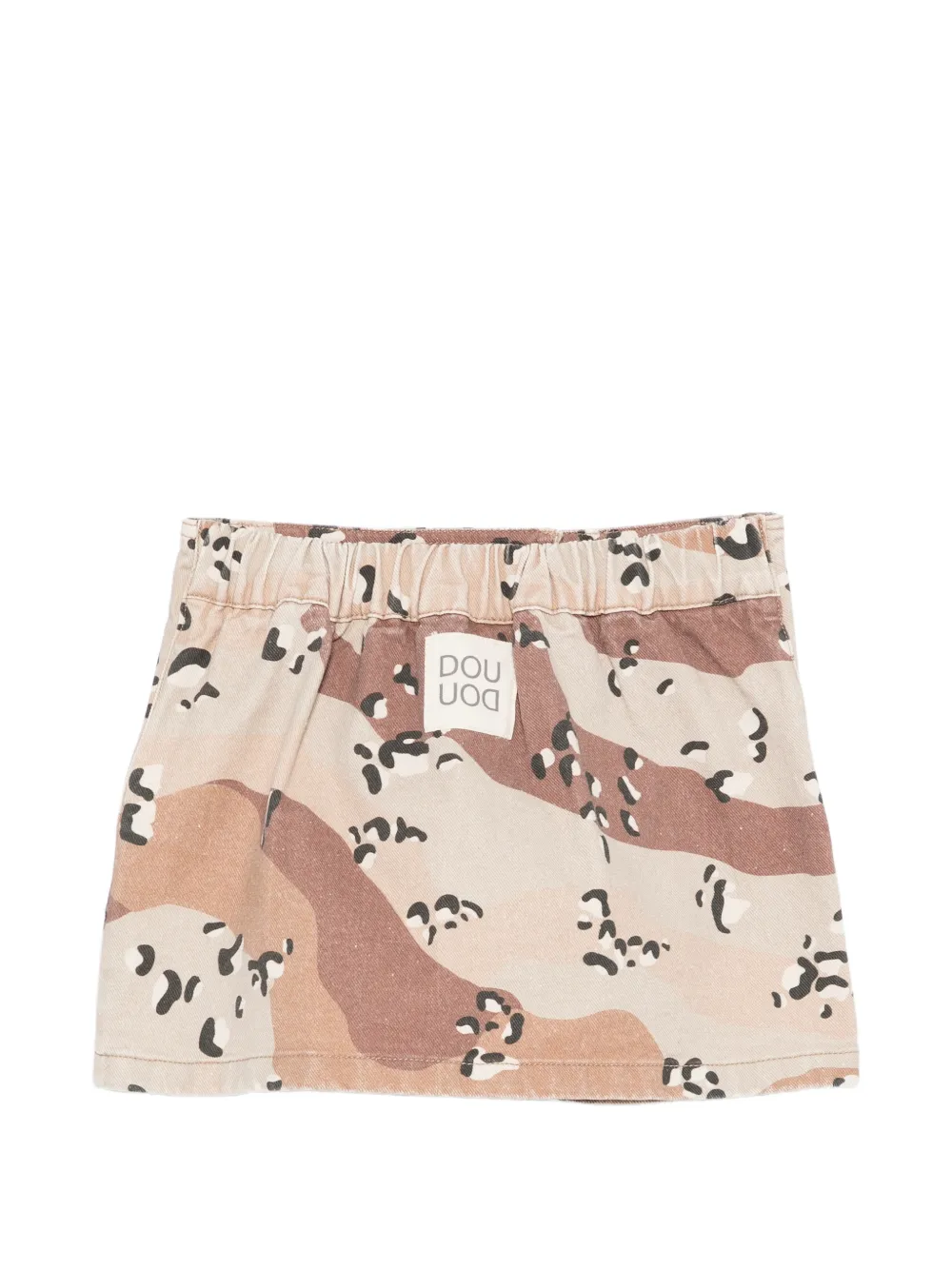 Camouflage-Print Skirt