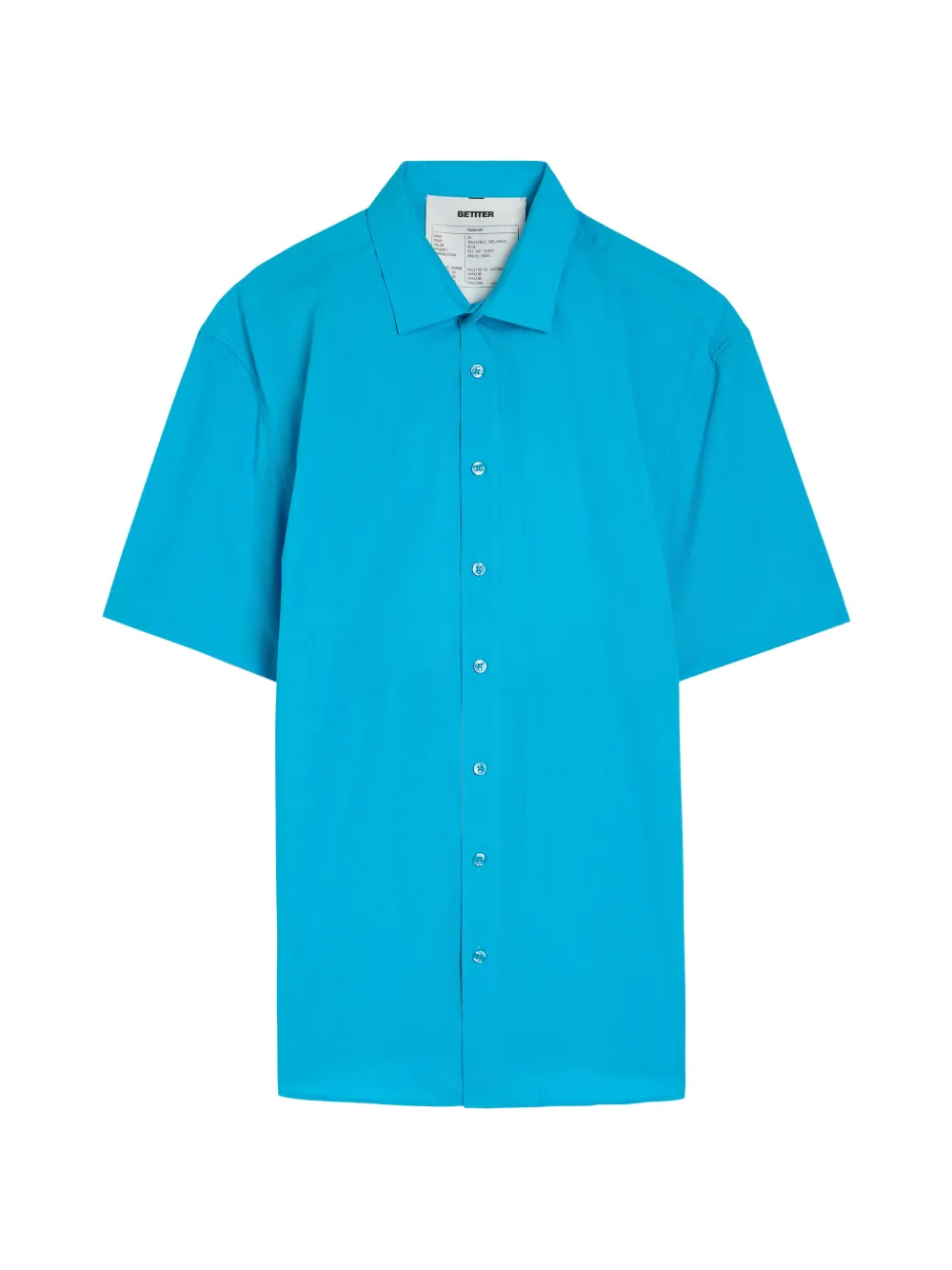 Better cut-out short-sleeve shirt - Blu