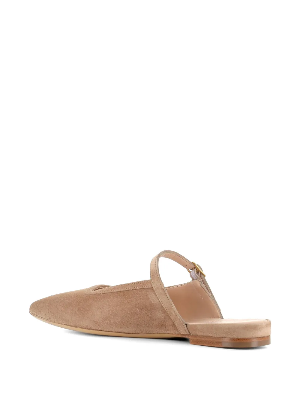 Tassinari Suède muiltjes met band Beige