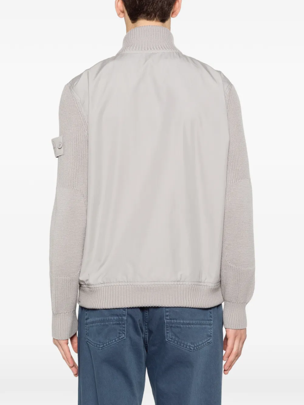 Stone Island 4100044 katoenen canvas_S.I. Ghost jack Grijs