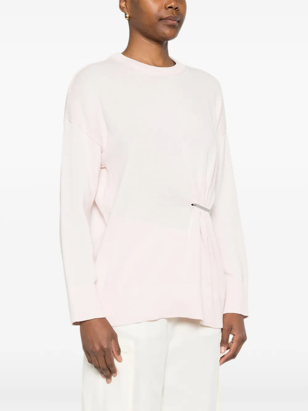 gathered sweater