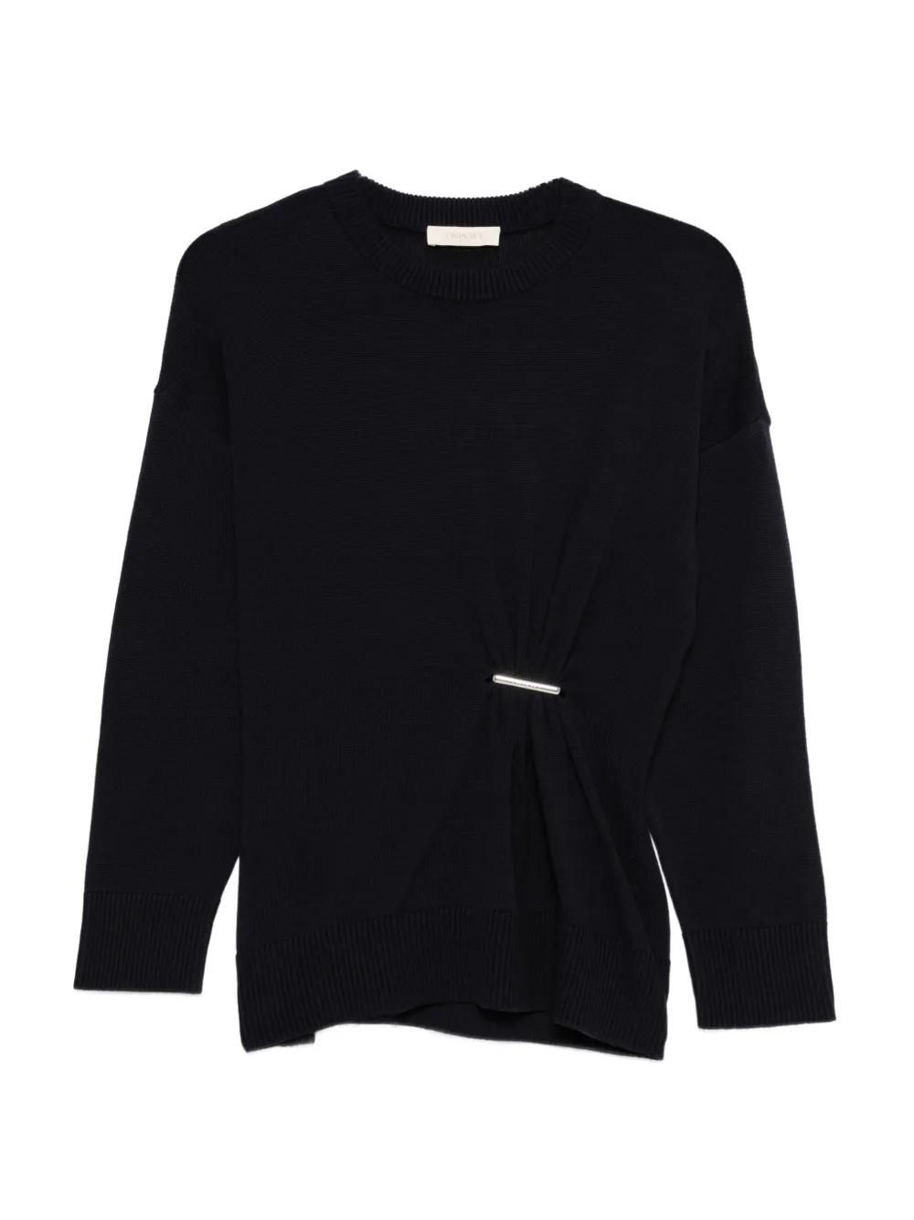 TWINSET gathered sweater - Blu