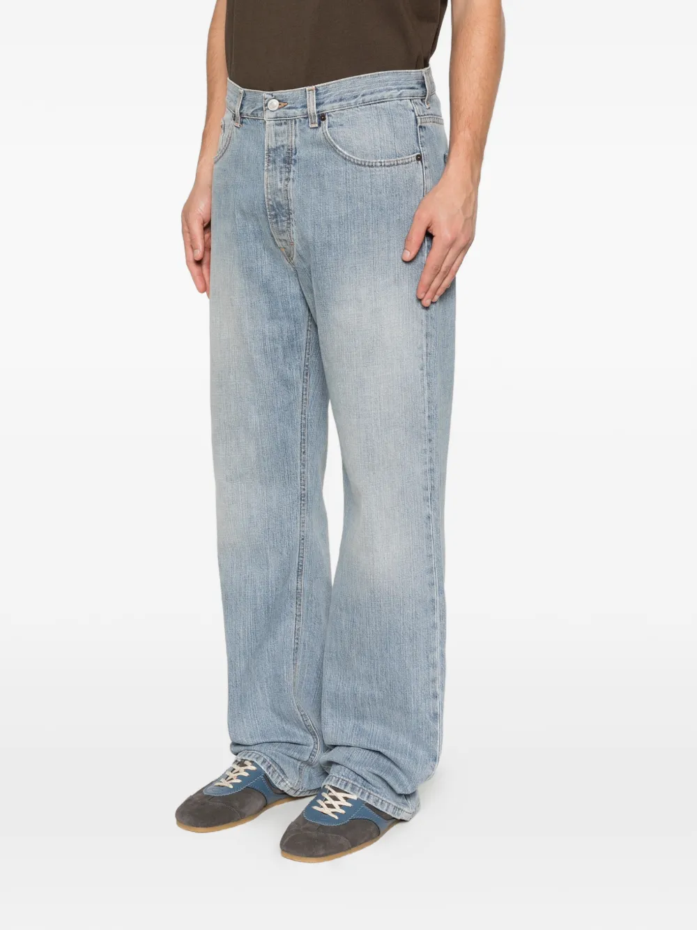 Jeanerica Jeans met vijf zakken Blauw