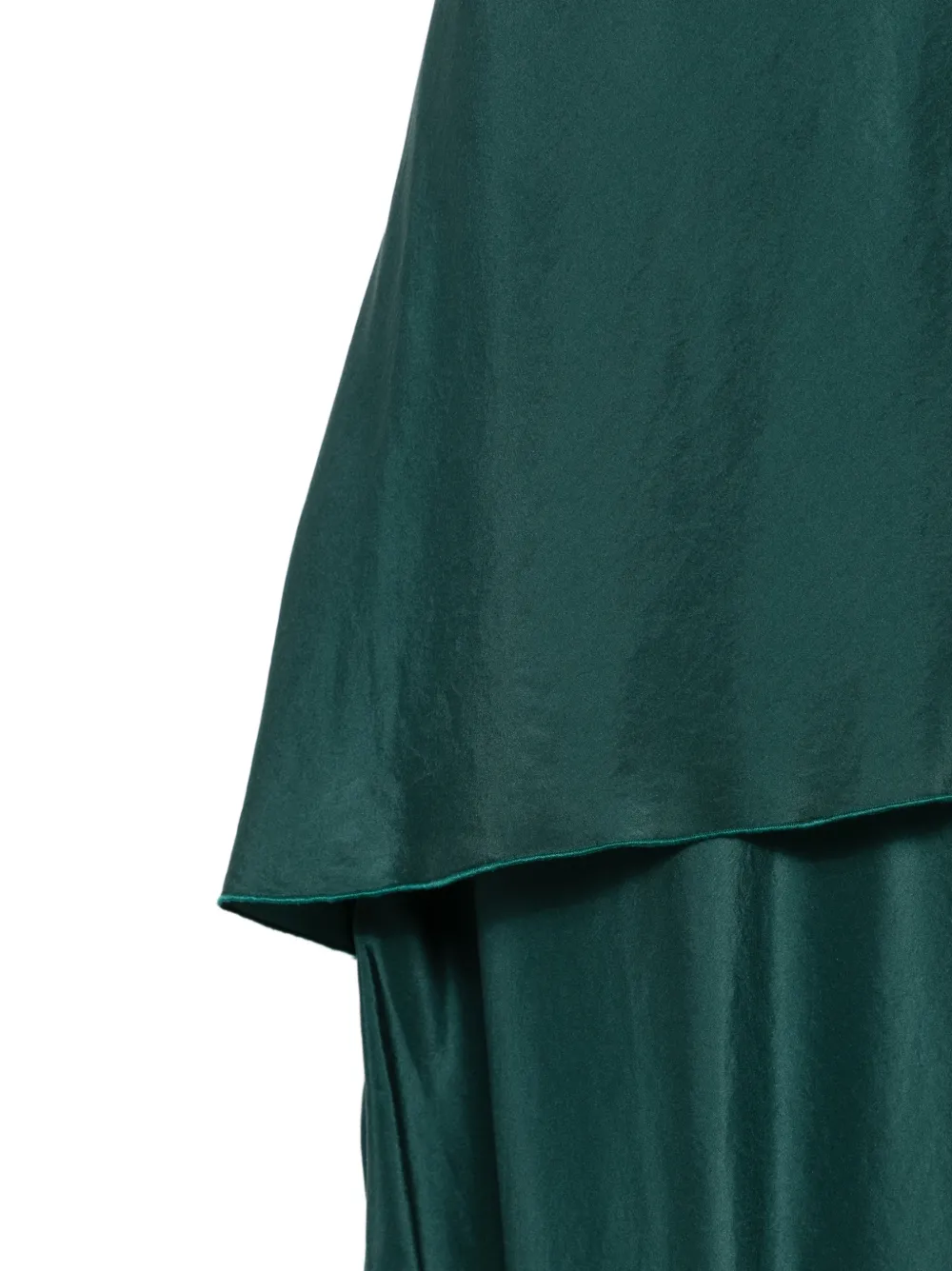  Barena V-neck Layered Dress - Green 