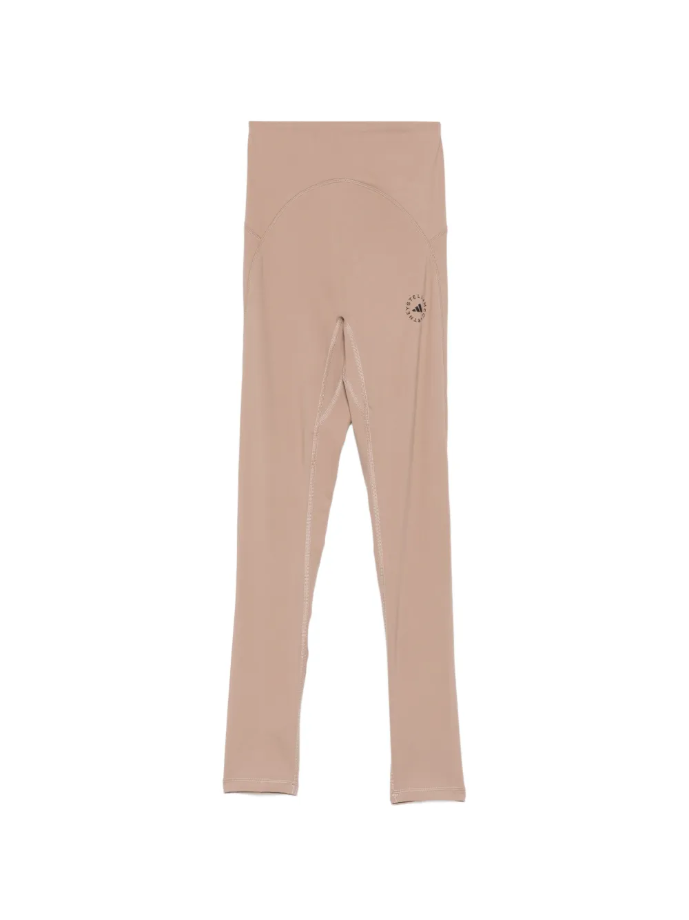 adidas by Stella McCartney high-waisted performance trousers - Toni neutri