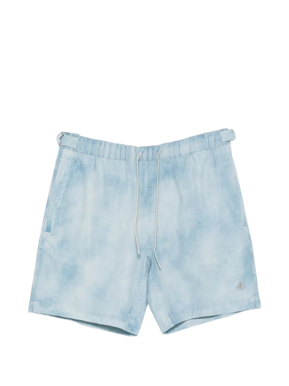 Moose Knuckles denim print swim short - Blu