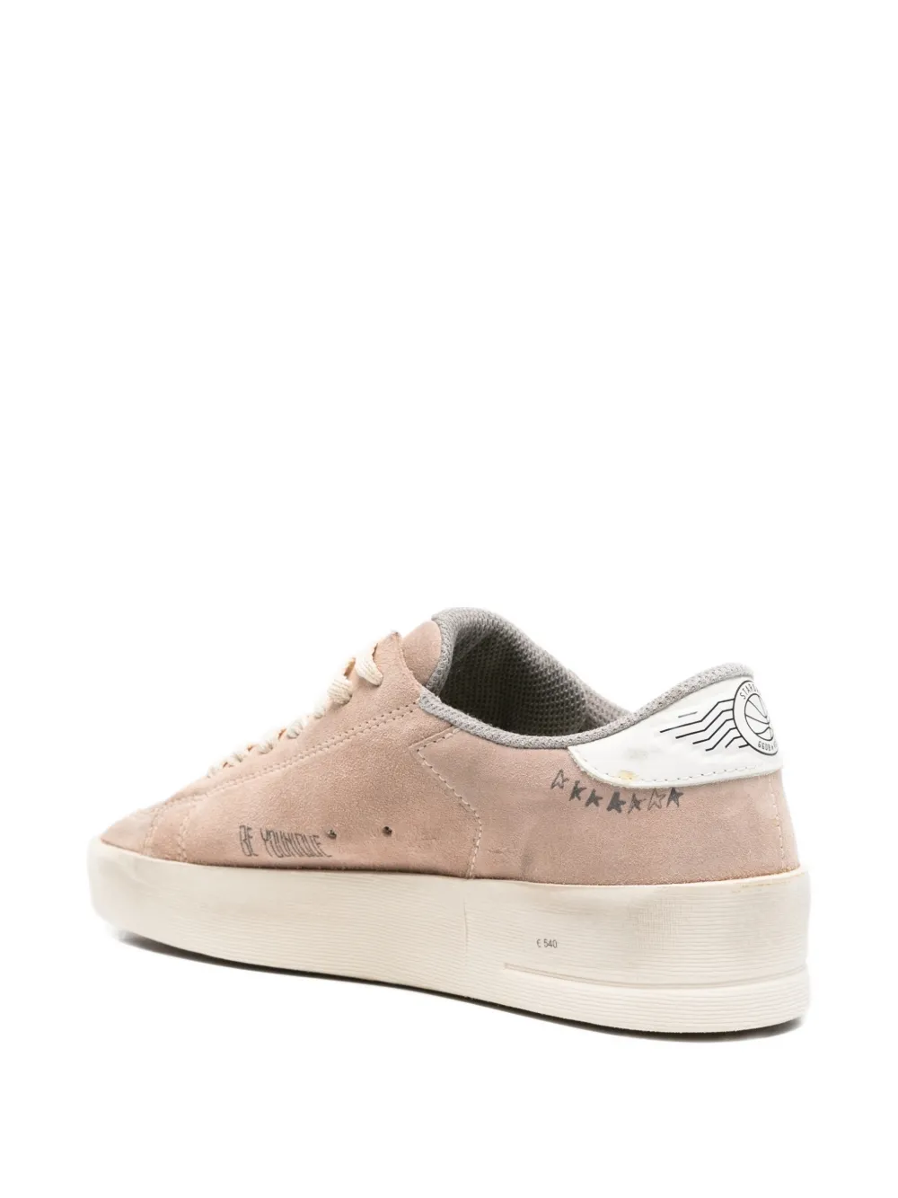 Golden Goose Stardan suède sneakers Beige