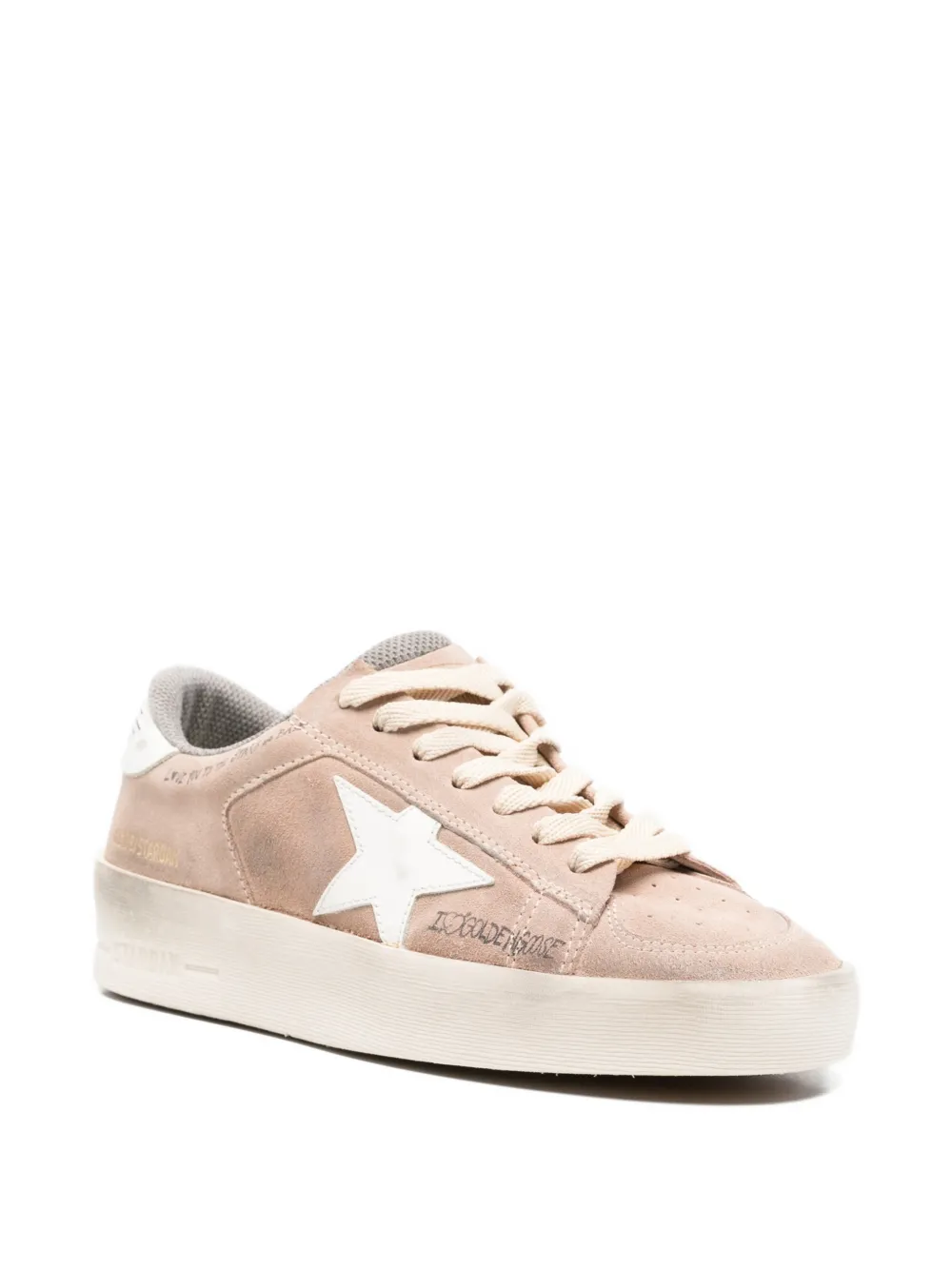 Golden Goose Stardan suède sneakers Beige