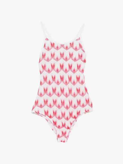 Missoni Kids zig-zag swimsuit