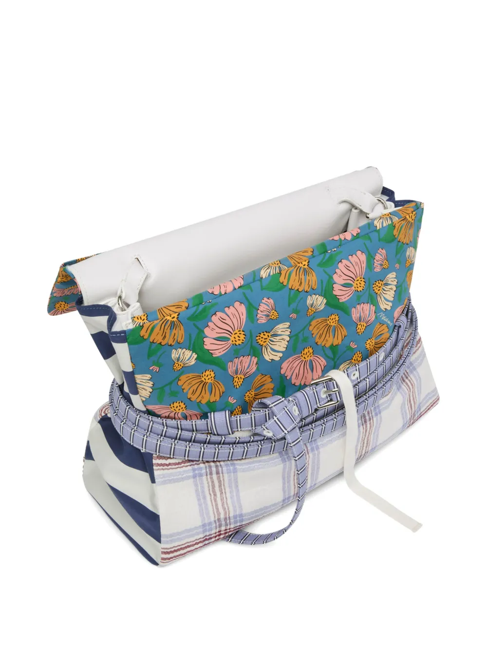 Moschino Shopper met bloemenprint Blauw