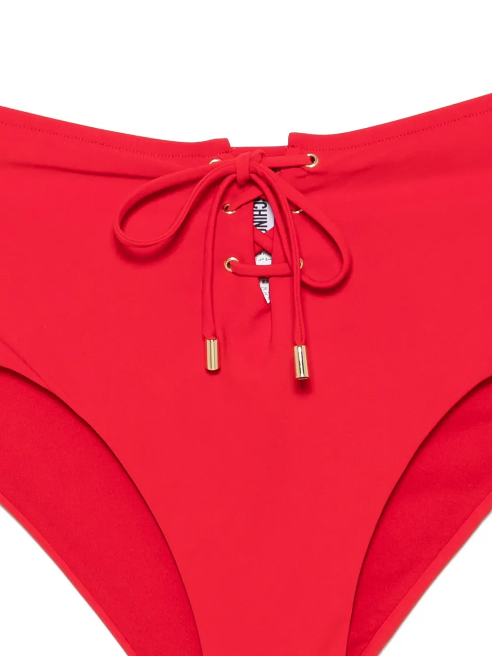 Moschino Bikinislip met veters Rood