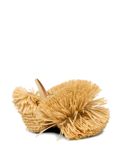 Moschino sandalias con detalle de corcho