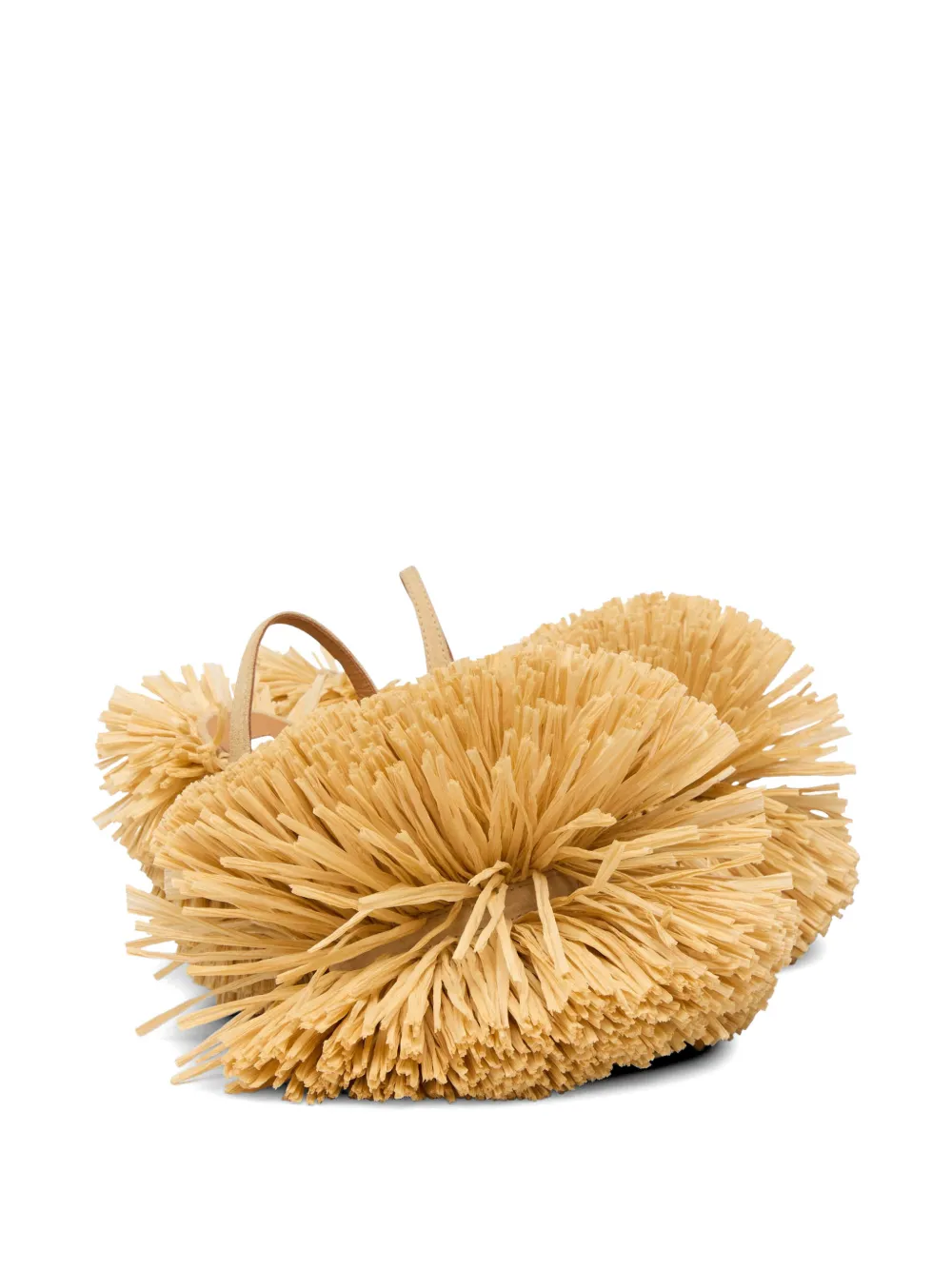 Moschino Sandalen met kurkdetail Beige