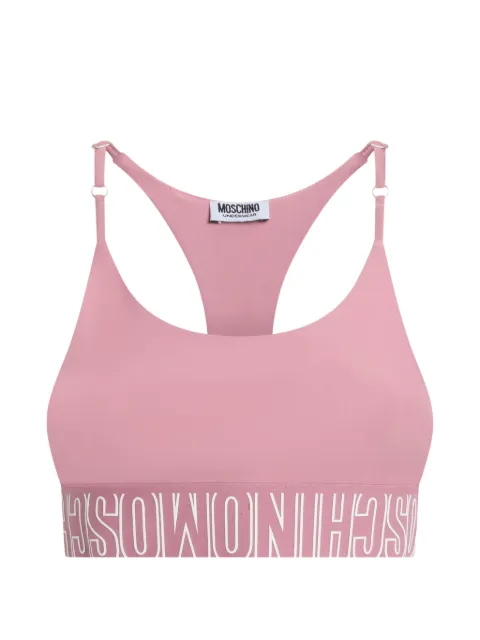 Moschino top corto con espalda de nadador