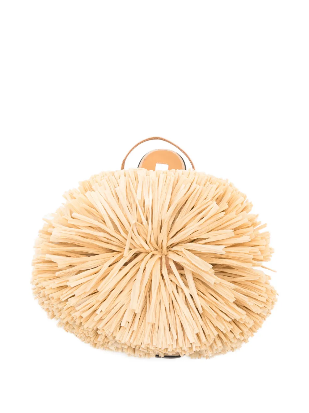 Moschino pompom slingback sandals Beige