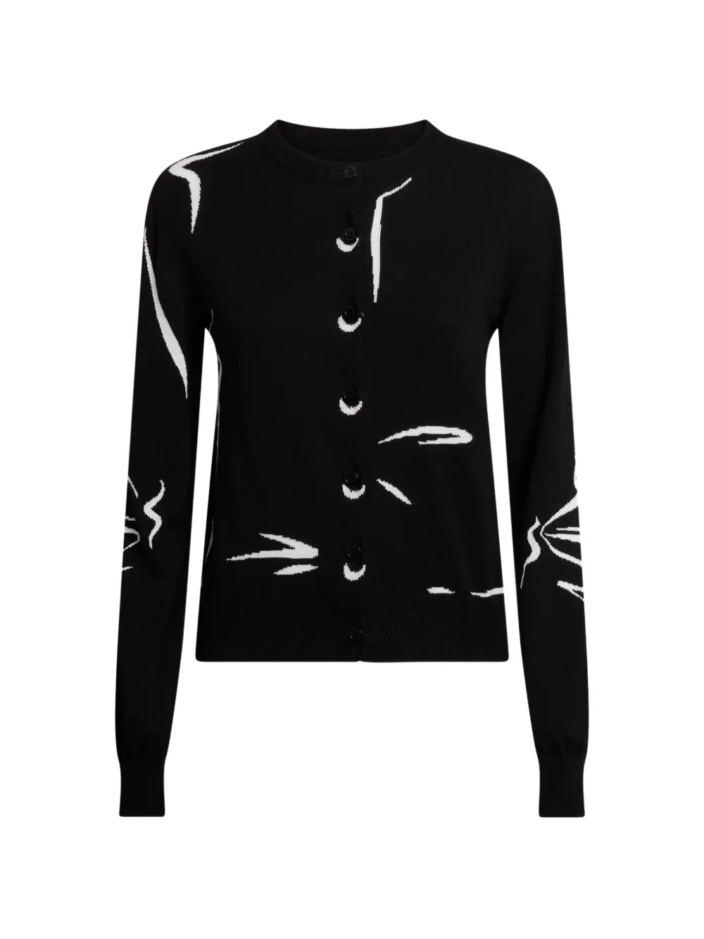 Moschino button-up cardigan - Schwarz