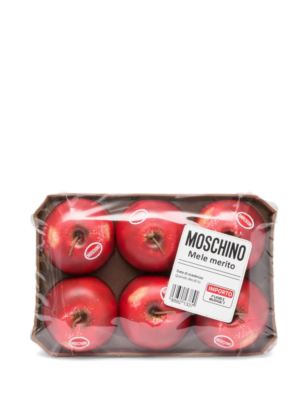 Moschino Clutch con stampa - Verde