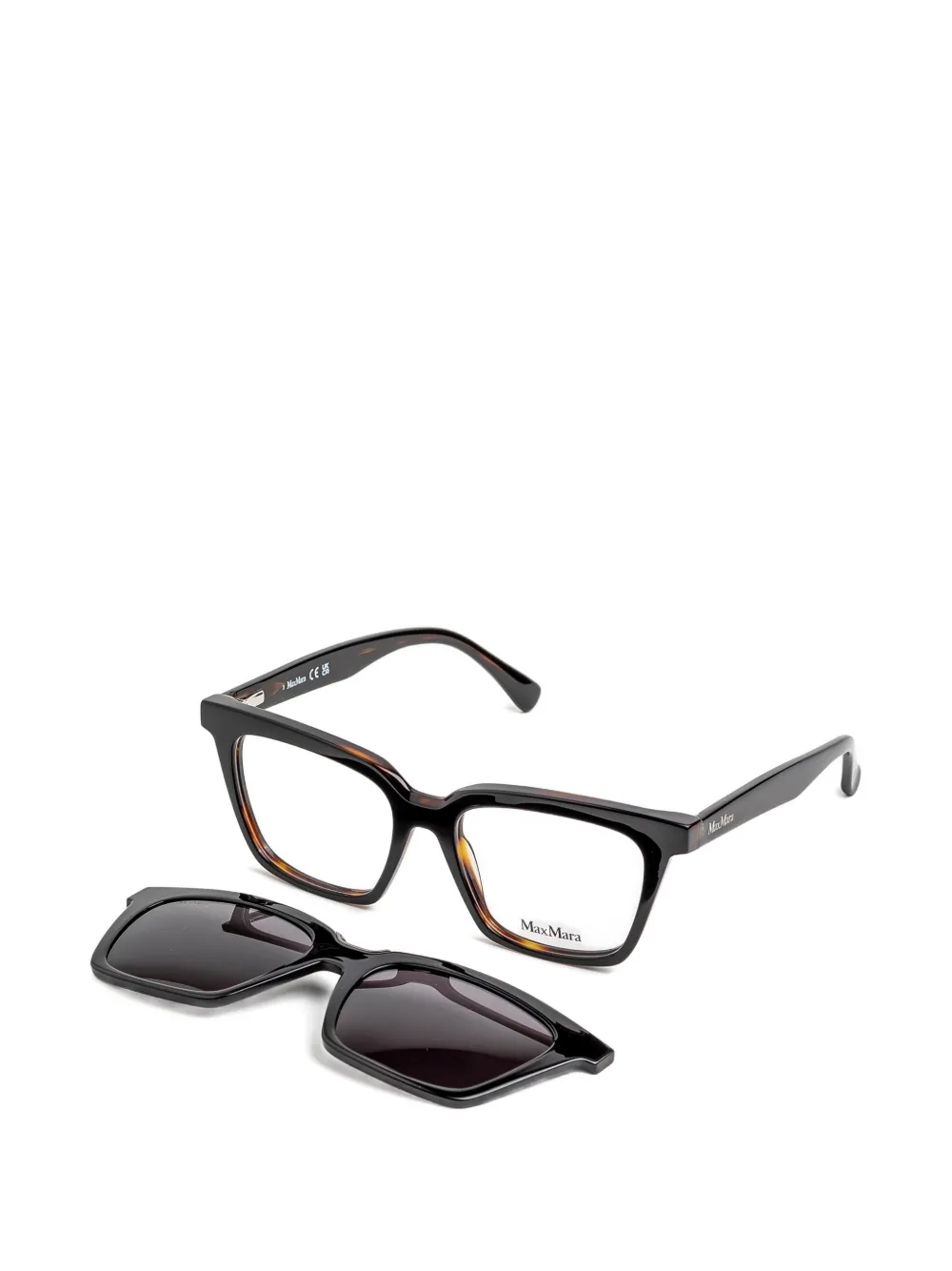 Max Mara Eyewear Bril met vierkant montuur Bruin