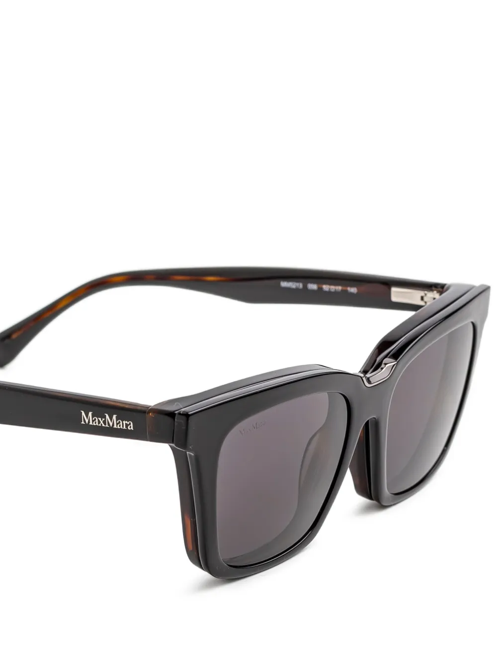  Max Mara Eyewear Square-frame Glasses - Brown 