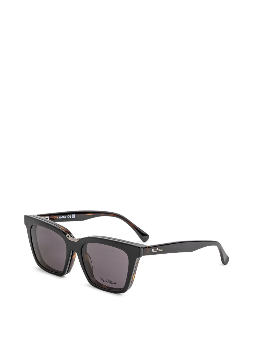  Max Mara Eyewear Square-frame Glasses - Brown 