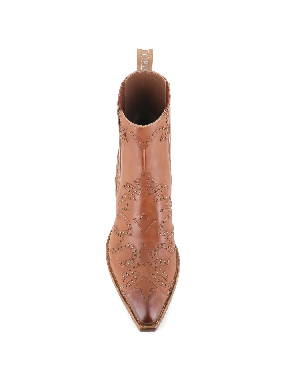 Sartore Laarzen met studs Bruin