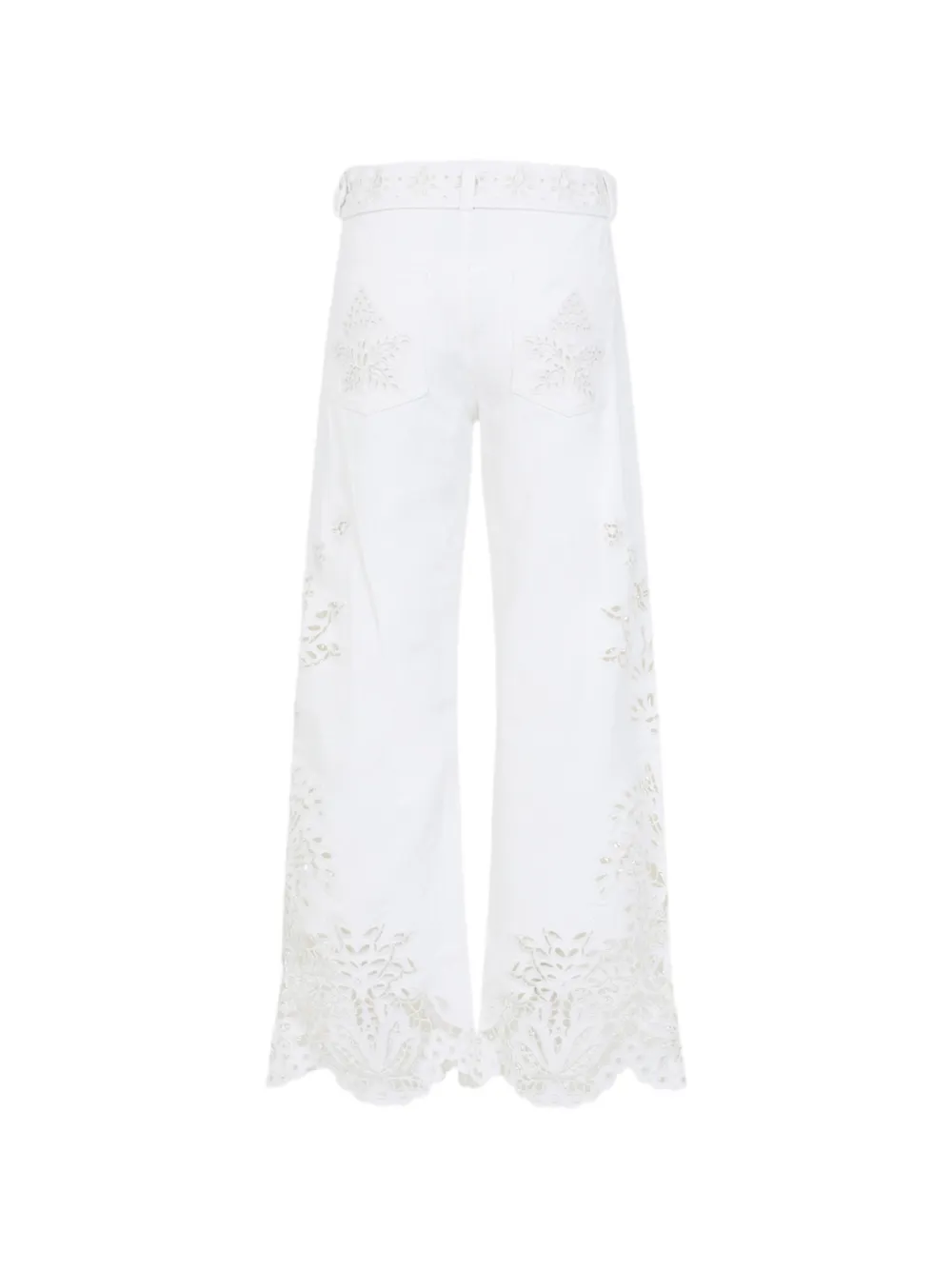  Farm Rio Off-white Boho Beauty Richelieu Pants 