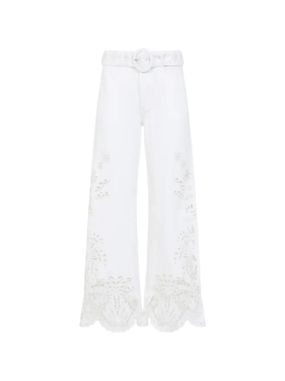 FARM Rio Off-white Boho Beauty Richelieu pants - Bianco