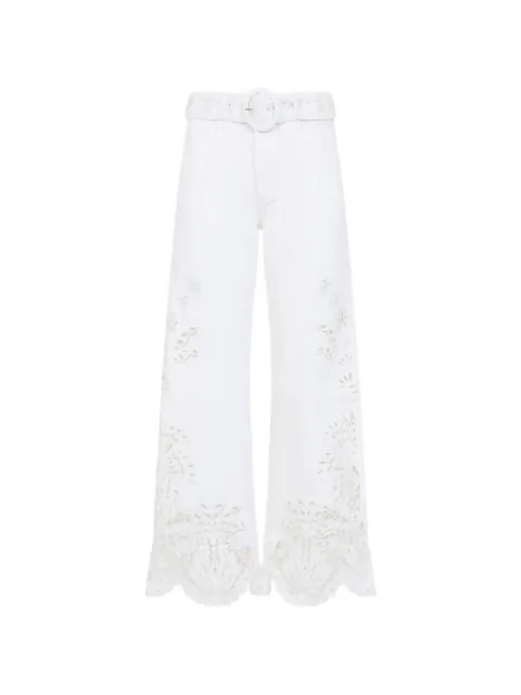 FARM Rio pantalones Off-white Boho Beauty Richelieu