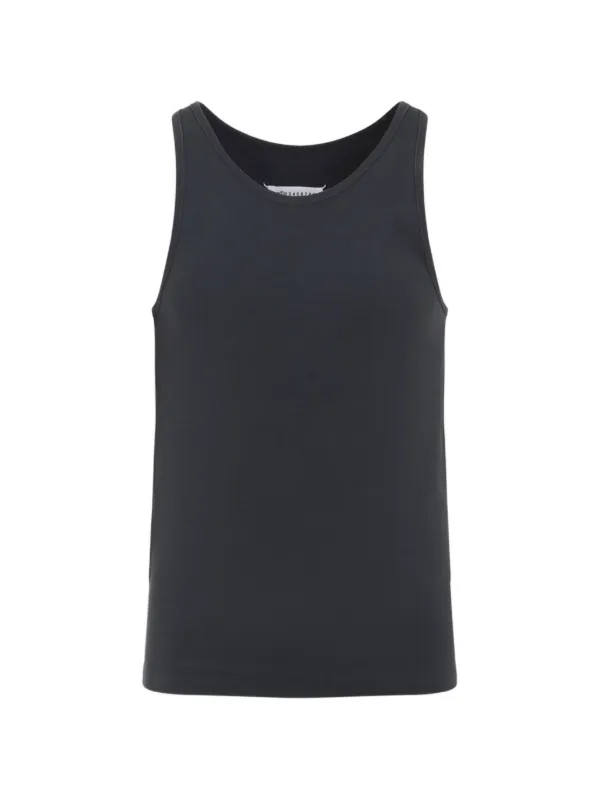 Maison Margiela Round-neck Tank Top in Grey