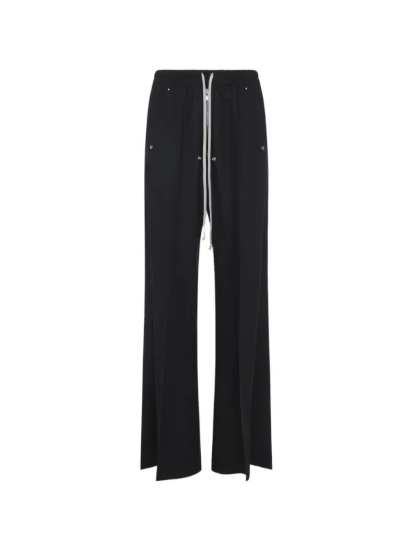 Rick Owens ドローストリングパンツ Rick Owens ドローストリング パンツ | ブラック | FARFETCH JP