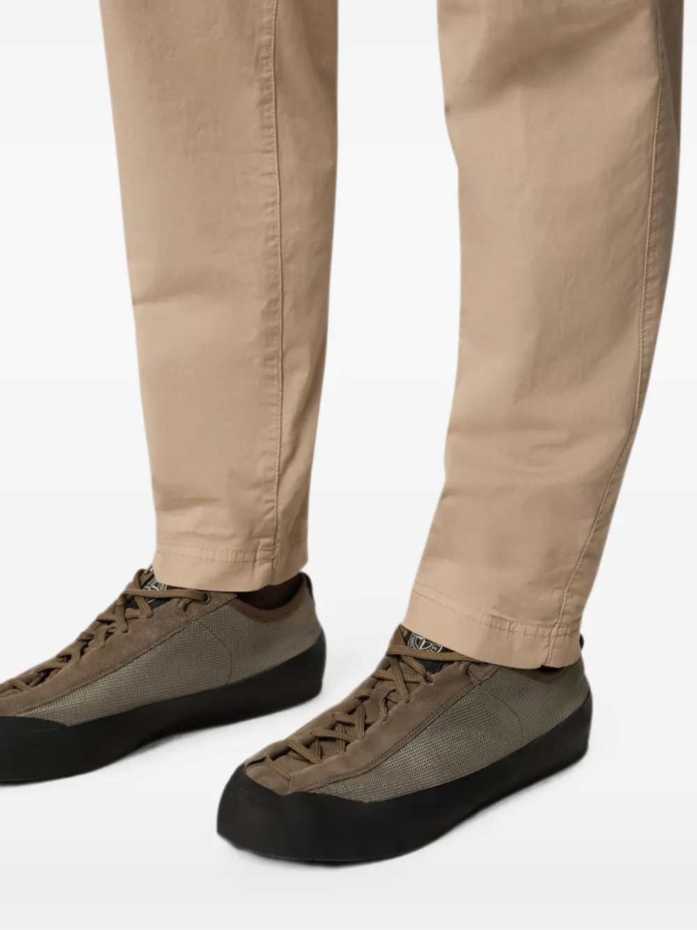 Stone Island Cargo broek met logopatch Beige