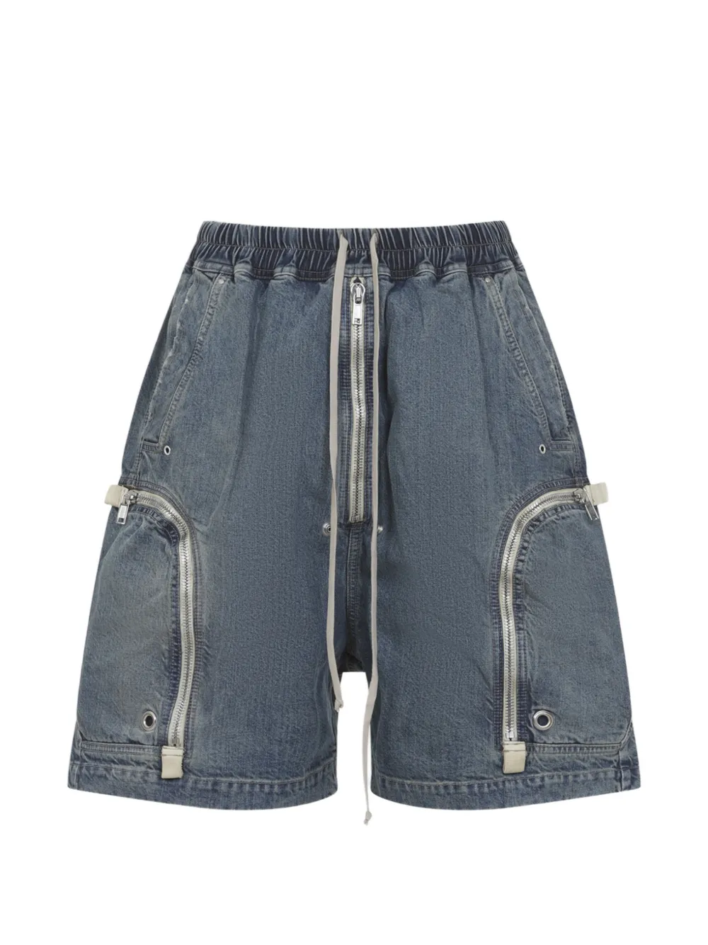 Rick Owens DRKSHDW zip-fastening pocket shorts - Blu